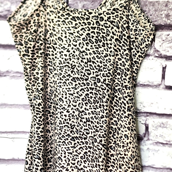 Snow Leopard Print Dress - S - Picture 4 of 6